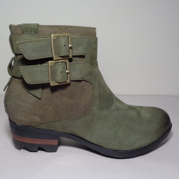 Sorel Size 7 M LOLLA BOOTIE Green New Boots - Picture 2 of 13